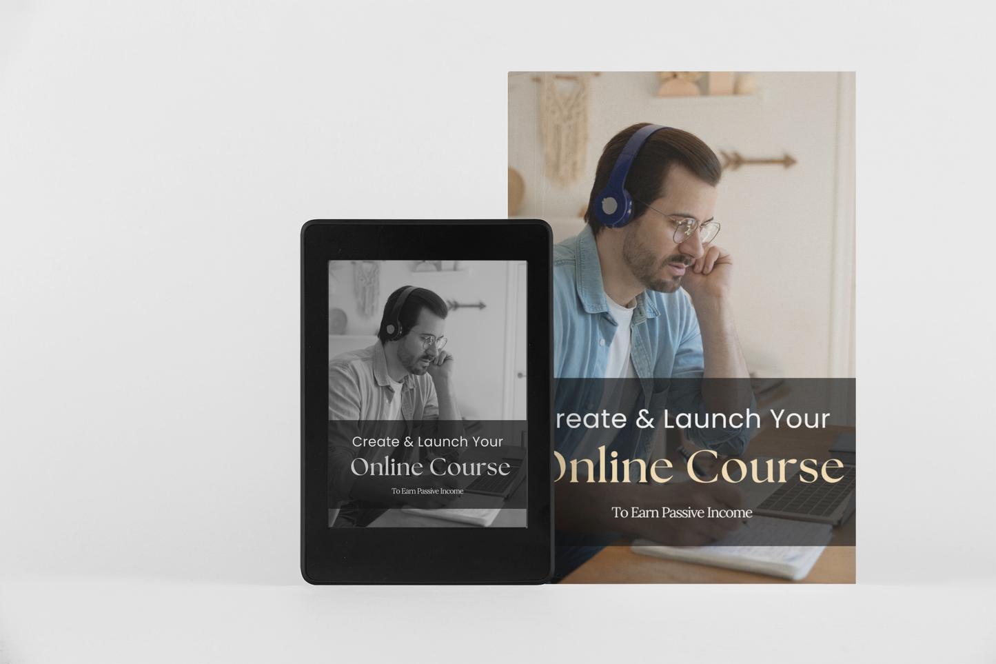 Create & Launch Your Online Course eBook | Step-by-Step Guide to Build Passive Income with Digital Courses