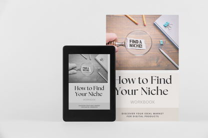 Niche Finder Workbook | Discover Your Profitable Niche for Digital Products