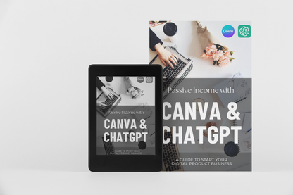 Passive Income with Canva & ChatGPT | Create & Sell Digital Products Online