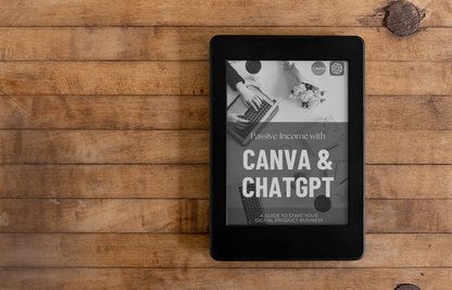 Passive Income with Canva & ChatGPT | Create & Sell Digital Products Online