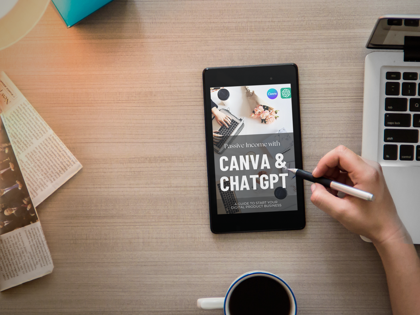 Passive Income with Canva & ChatGPT | Create & Sell Digital Products Online