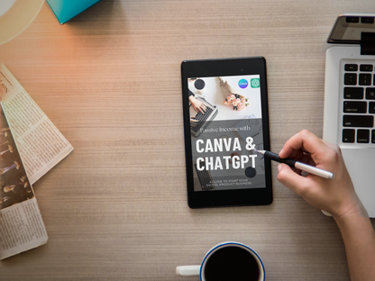 Passive Income with Canva & ChatGPT | Create & Sell Digital Products Online
