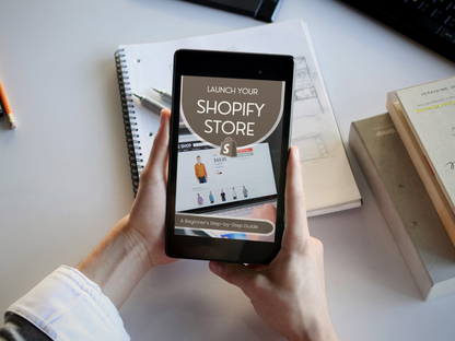 Launch Your Shopify Store eBook | Step-by-Step Beginner's Guide to Starting an Online Business